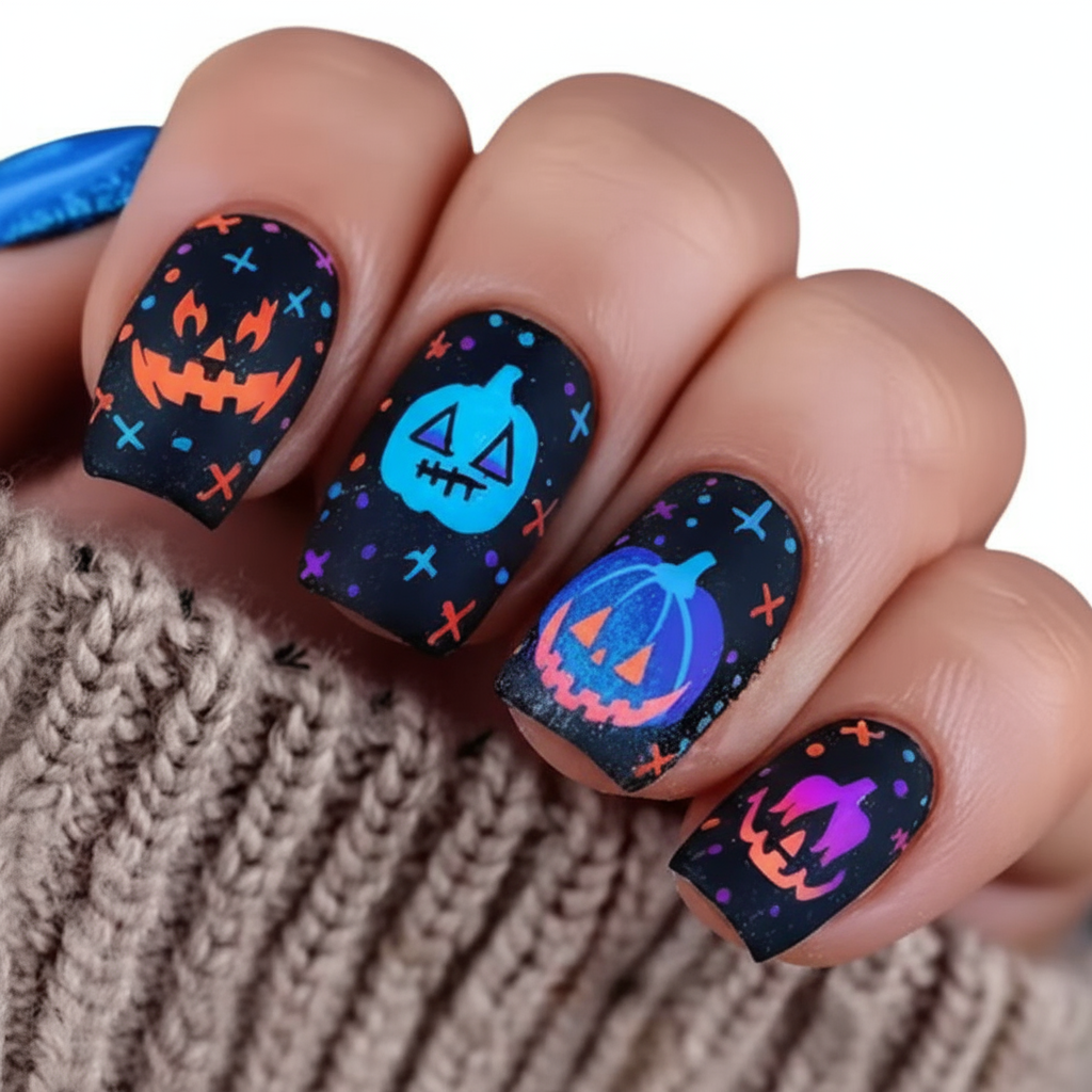 WitchyTips™ 24pcs Halloween Nail Set