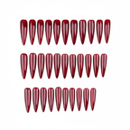 Blood Red Cat Eye Press-On Nails